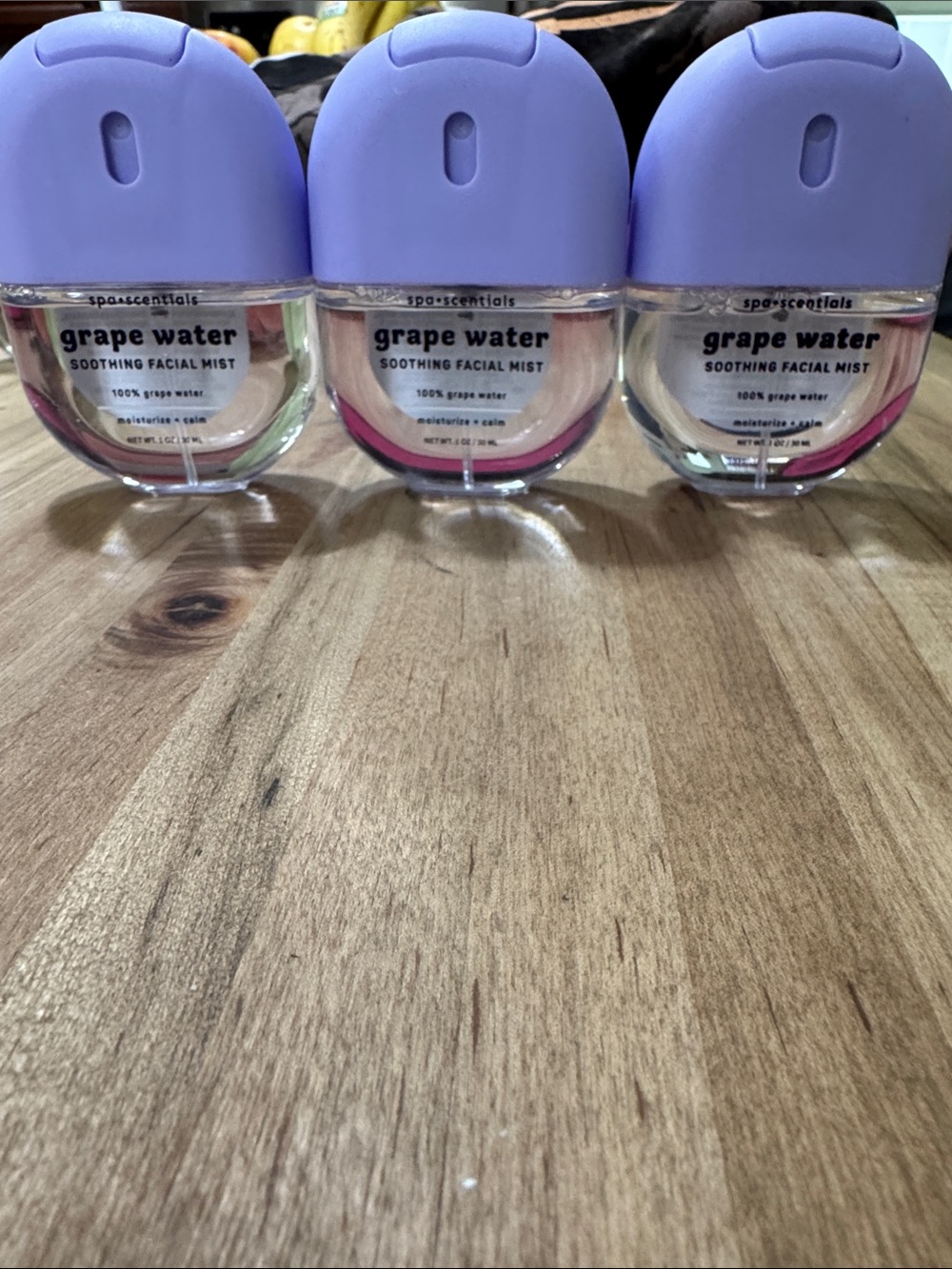 Spa scentials grape water facial mist